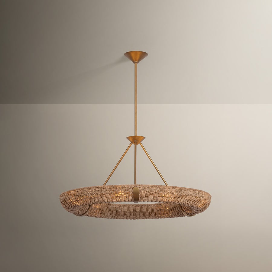 Troy Lighting Floyd Chandelier — F3836-PGL