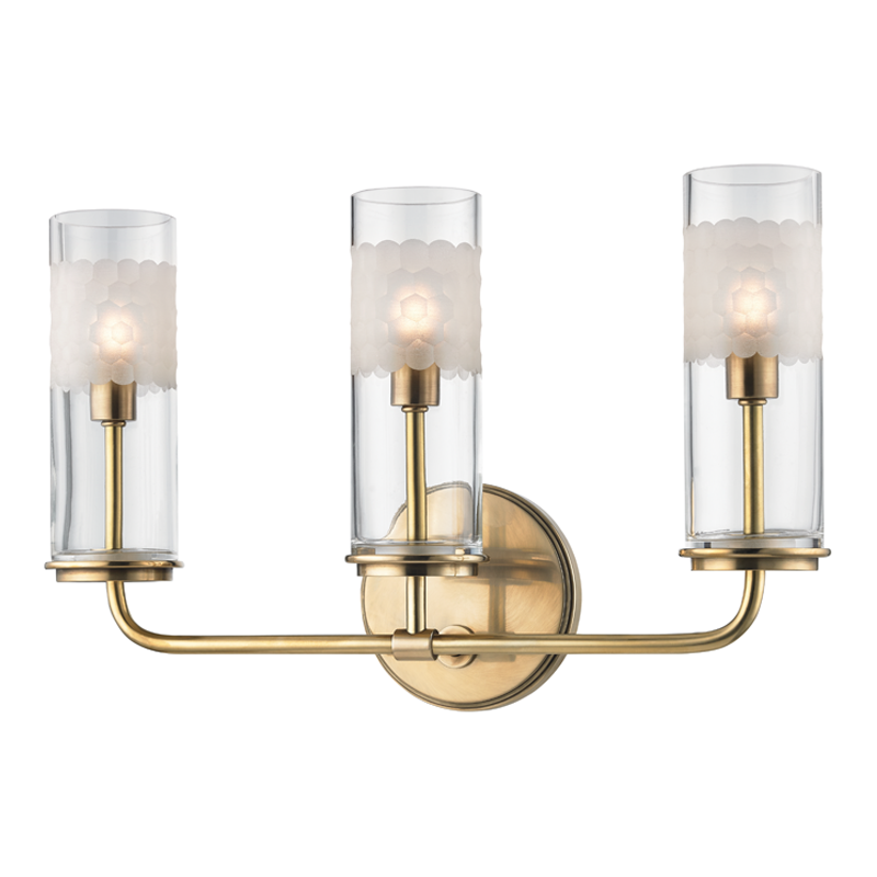 Hudson Valley Lighting Wentworth Bath & Vanity — Aged Brass