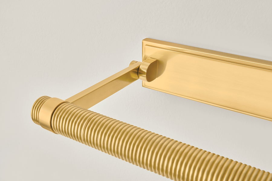Hudson Valley Lighting Duell Picture Light — Aged Brass