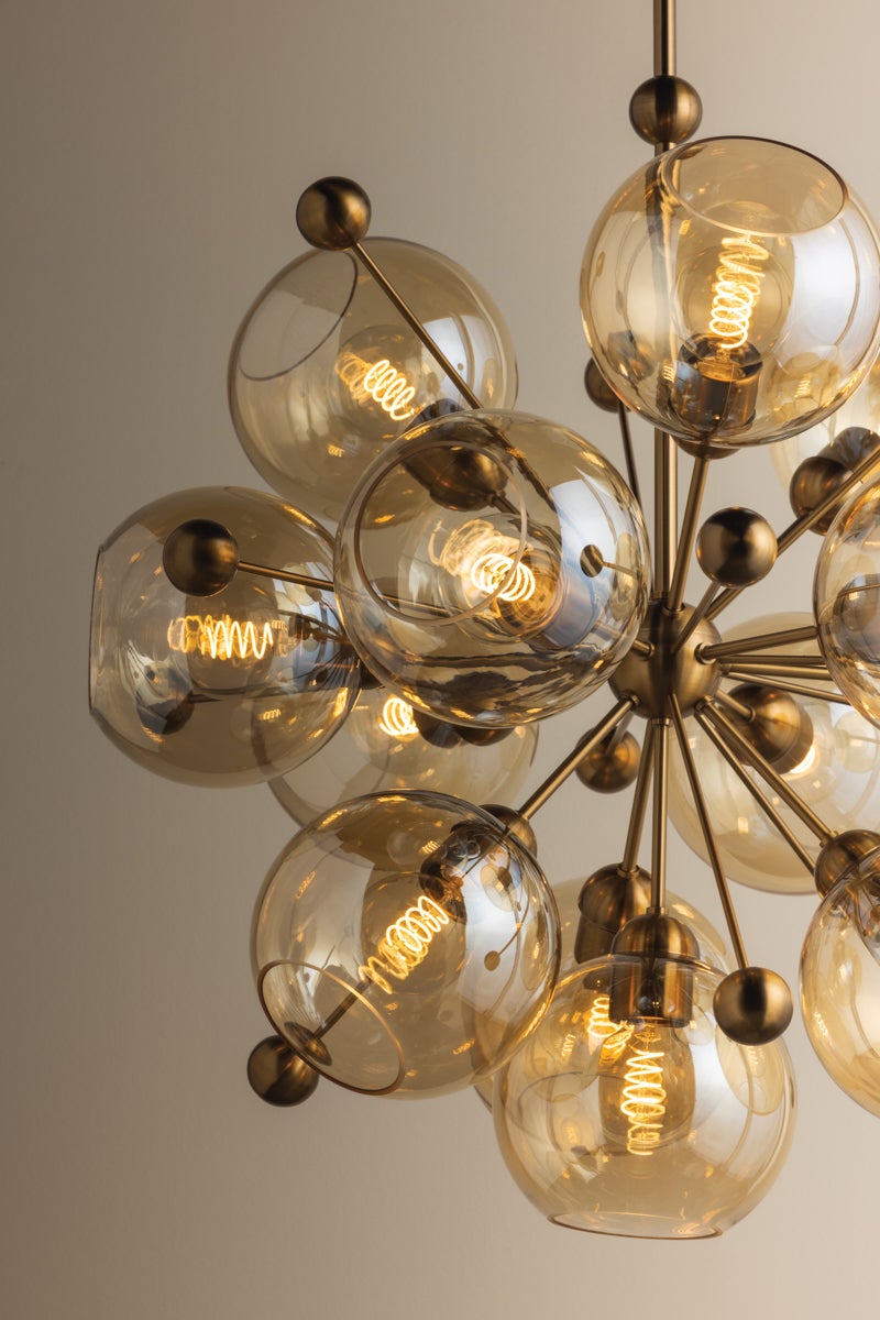 Troy Lighting ELLORY CHANDELIER — F1232-PBR