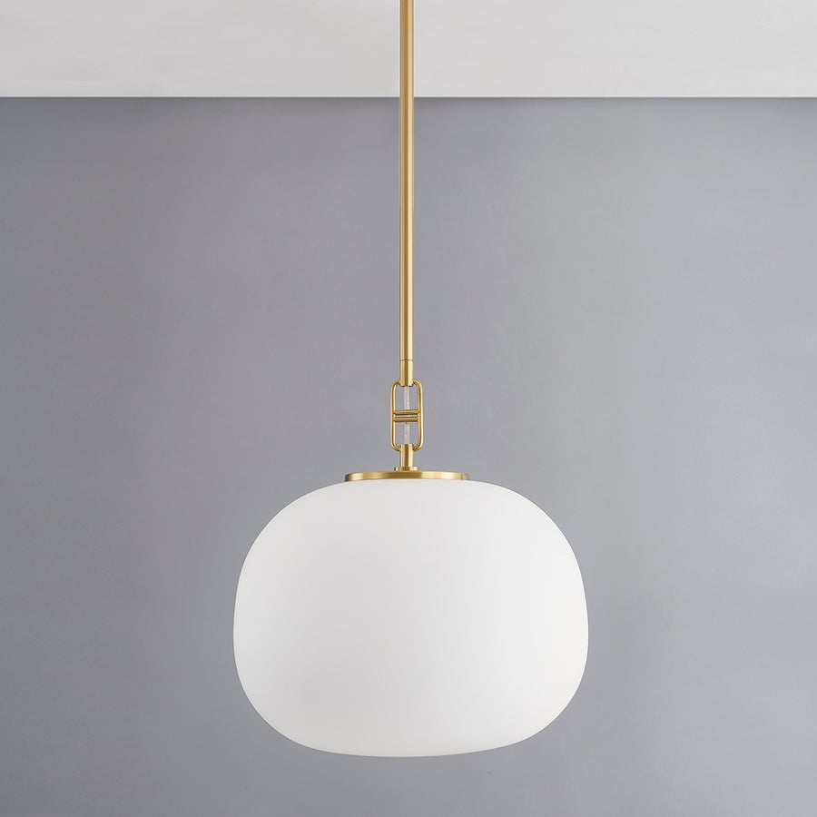 Hudson Valley Lighting Ingels Pendant — Aged Brass