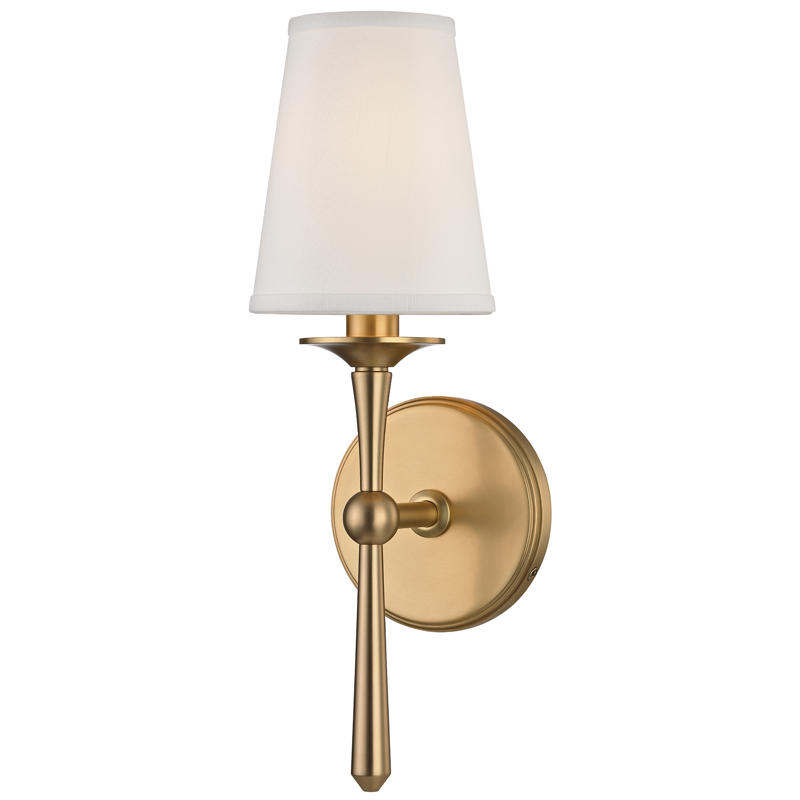 Hudson Valley Lighting Islip Wall Sconce — Aged Brass