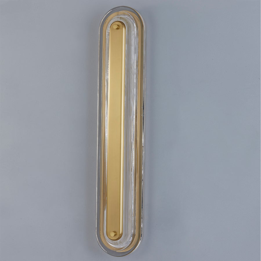 Hudson Valley Lighting Litton Wall Sconce — Aged Brass