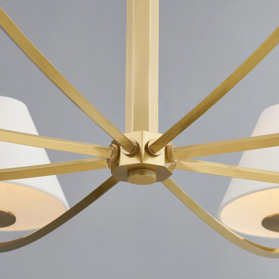 Hudson Valley Lighting Stacey Chandelier — Aged Brass