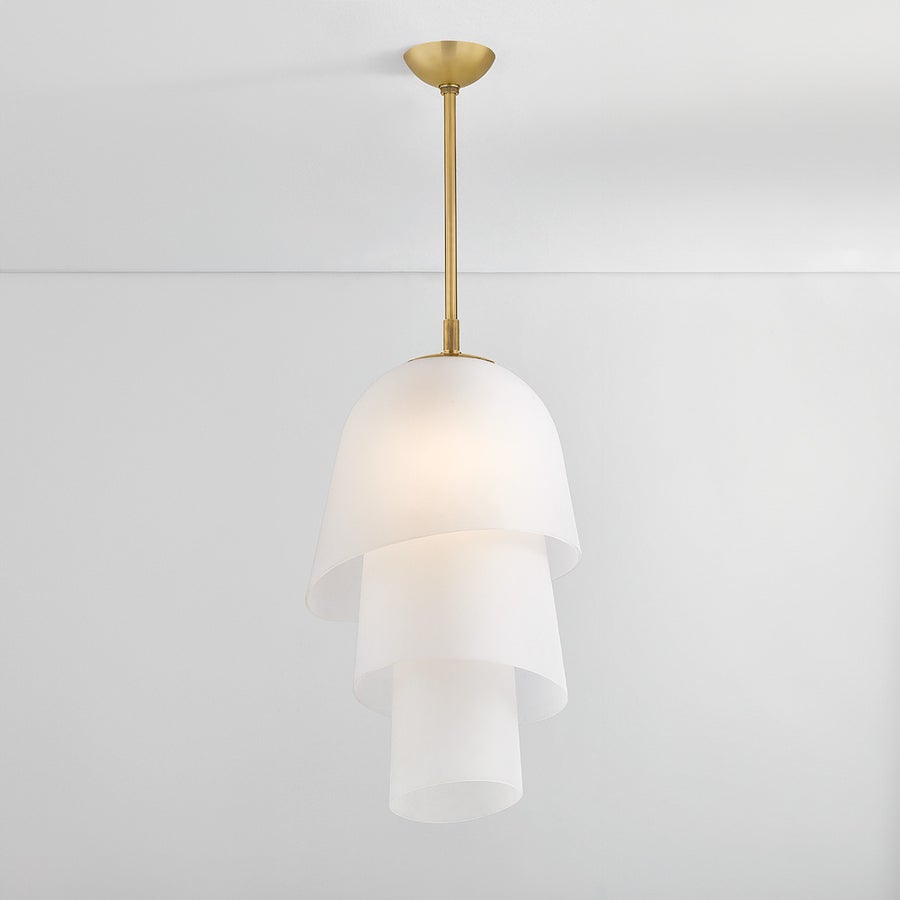 Corbett Lighting HELA PENDANT — 470-18-VB