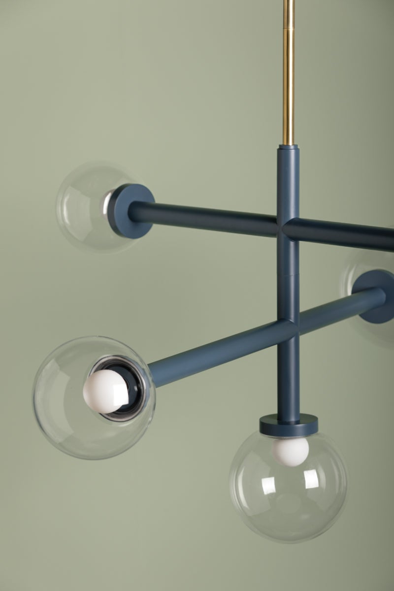 Mitzi Sia Chandelier — H883805-AGB/SBL