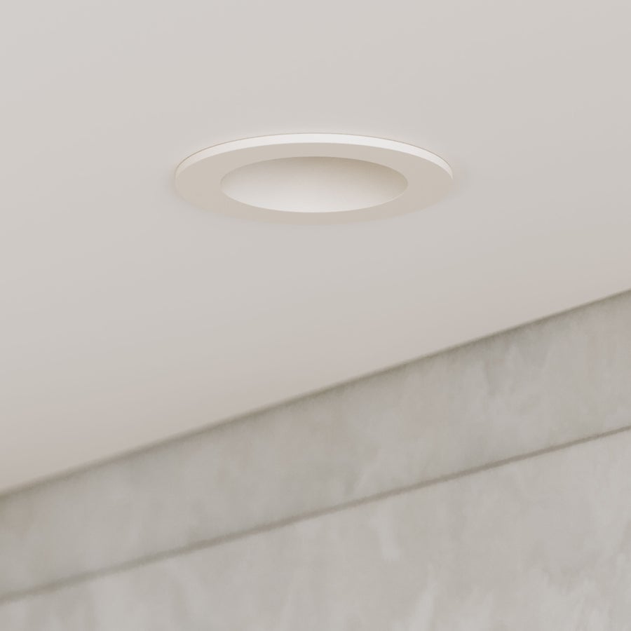 CSL CSL Forme 3" LED Recessed Downlight, Adjustable Aim, Remodel, Round White Trim, 2700K — DLT3ARIC-27-RASTWT