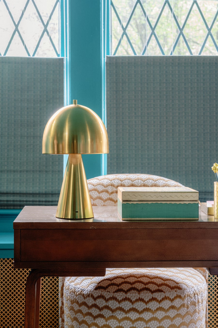 Hudson Valley Lighting HOPKINTON Rechargeable Table Lamp — Aged Brass