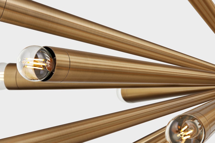 Troy Lighting KEANU Chandelier — F1040-PBR