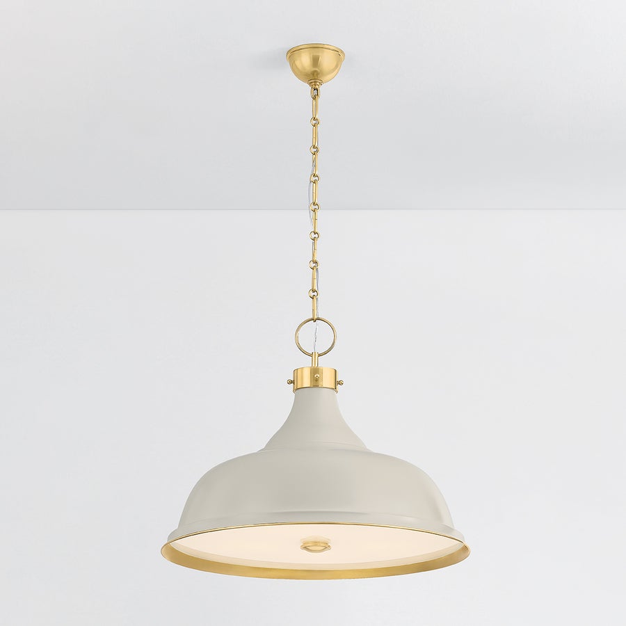 Hudson Valley Lighting Painted No. 1 Pendant — MDS300L-AGB/OW