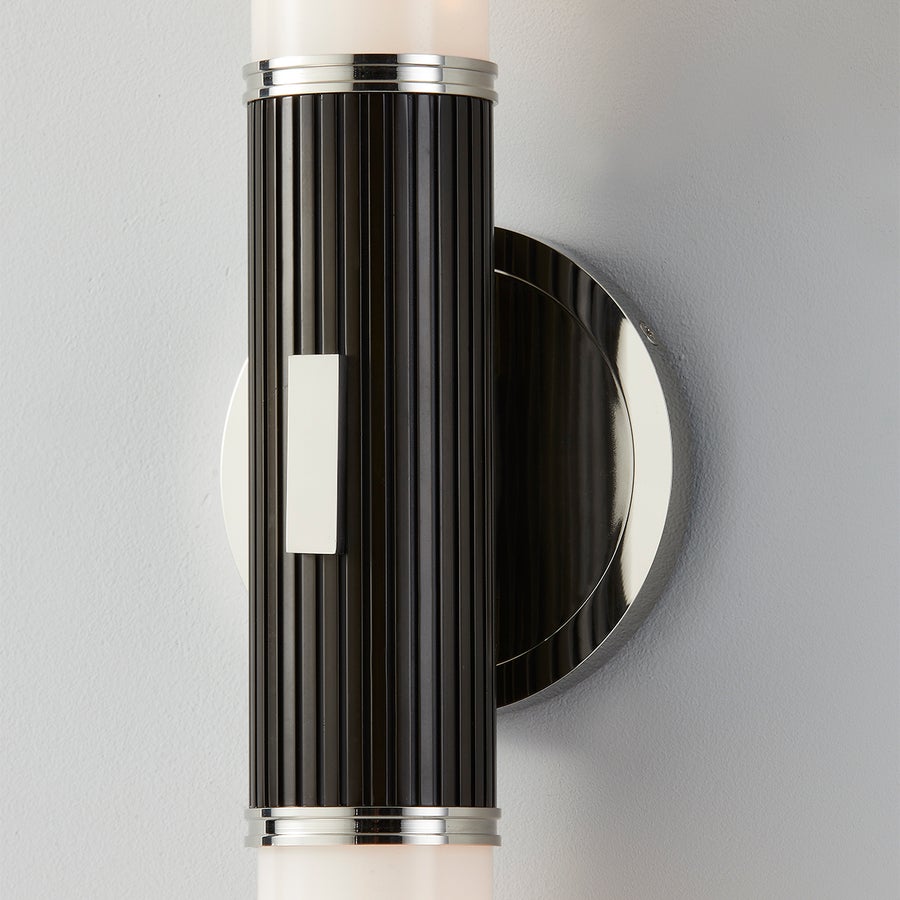 Hudson Valley Lighting Crewe Wall Sconce — 3626-PN/BBR