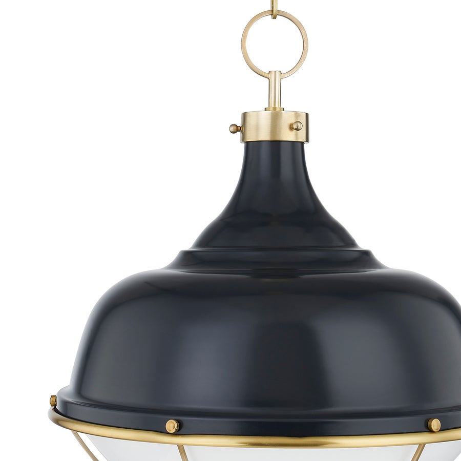 Hudson Valley Lighting HOLKHAM Pendant — MDS1502-AGB/DBL