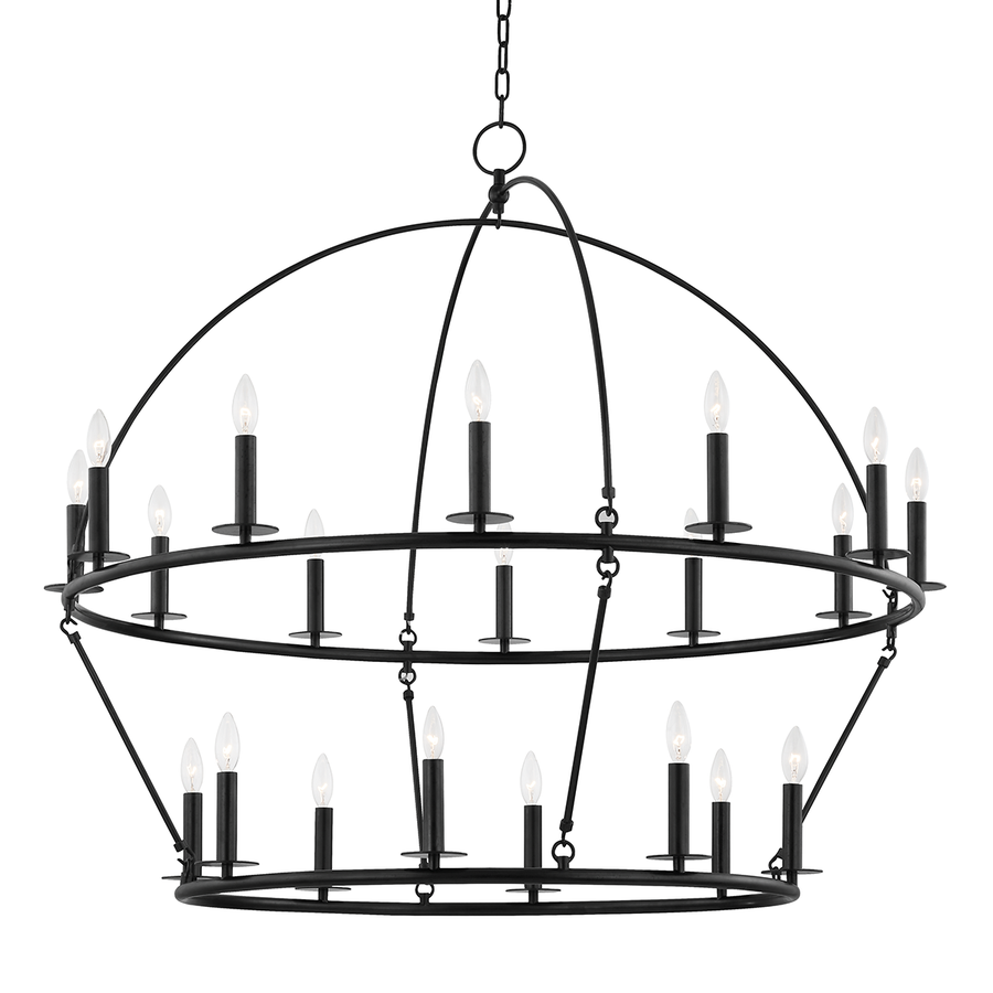 Hudson Valley Lighting Howell Chandelier — Aged Iron