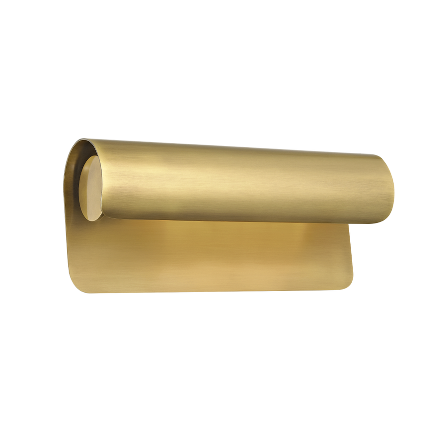 Hudson Valley Lighting Accord Wall Sconce — Aged Brass