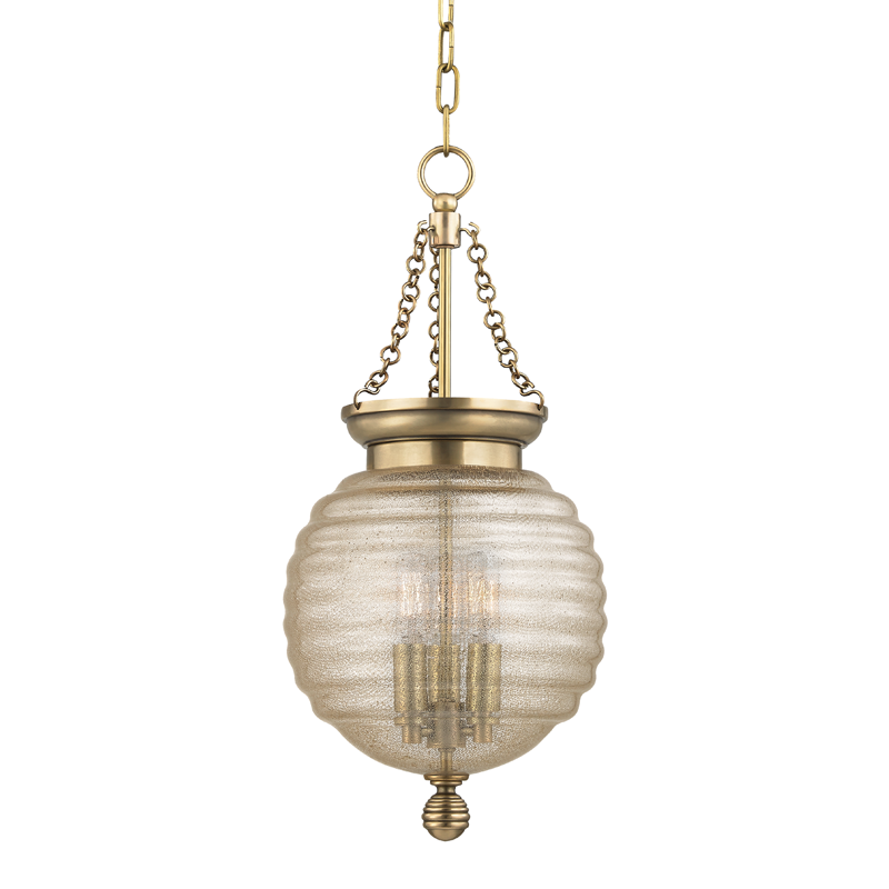 Hudson Valley Lighting Coolidge Pendant — Aged Brass