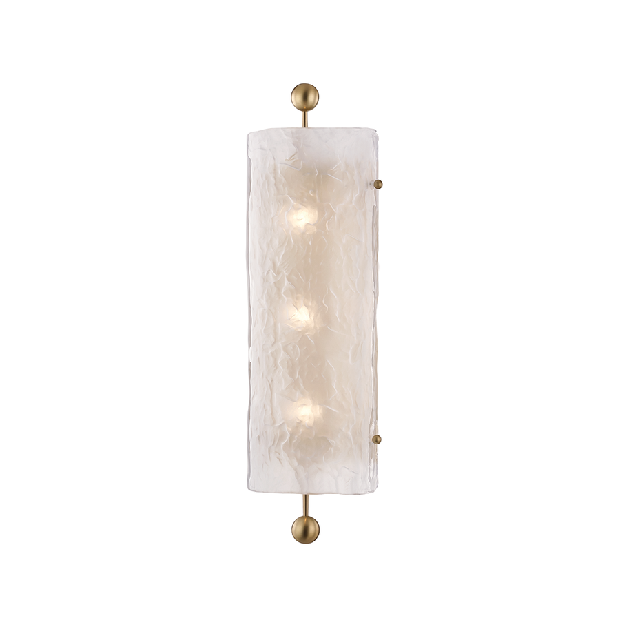 Hudson Valley Lighting Broome Wall Sconce — Aged Brass