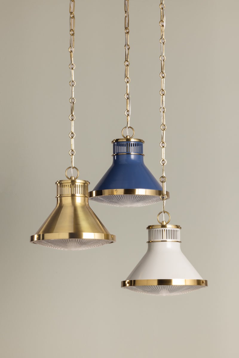 Hudson Valley Lighting Highclere Pendant — Aged Brass