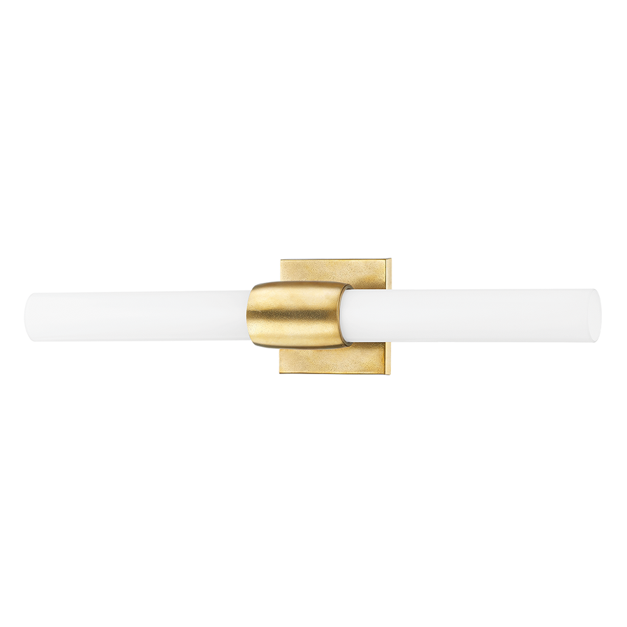 Hudson Valley Lighting Hogan Wall Sconce — Aged Brass