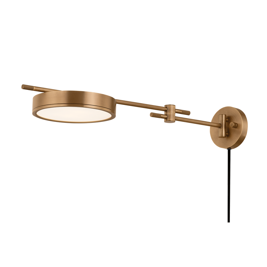 Troy Lighting THATCHER Plug-in Sconce — PTL1705-PBR