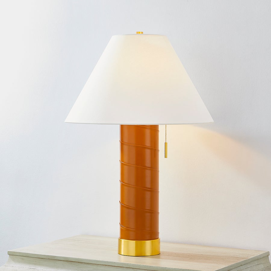 Hudson Valley Lighting NORWALK Table Lamp — Aged Brass