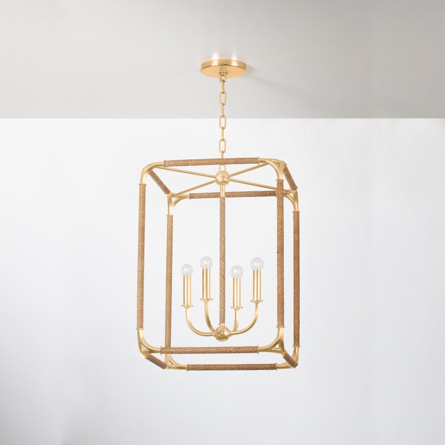 Hudson Valley Lighting LAURENCESTON Lantern — Gold Leaf