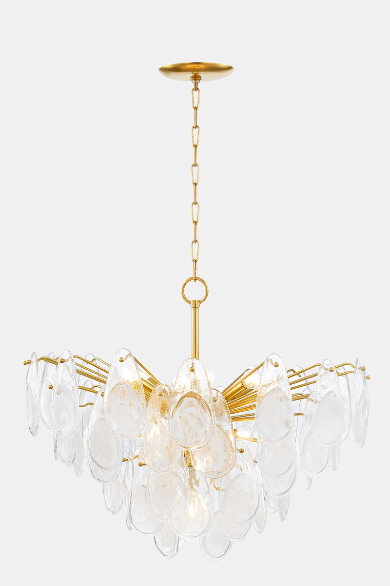 Hudson Valley Lighting DARCIA Chandelier — Aged Brass