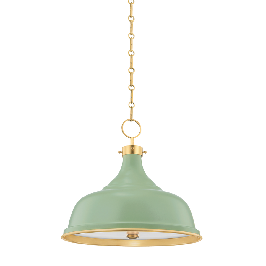 Hudson Valley Lighting Painted No. 1 Pendant — MDS300-AGB/LFG