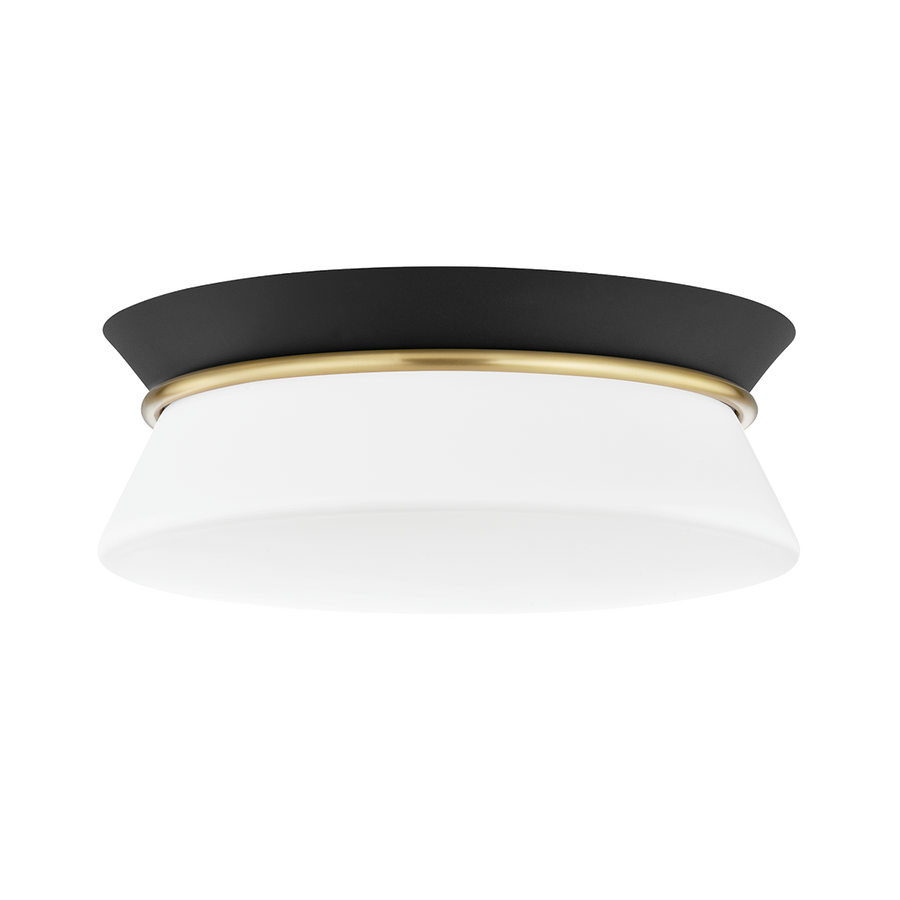 Mitzi Cath Flush Mount — H425502-AGB/BK