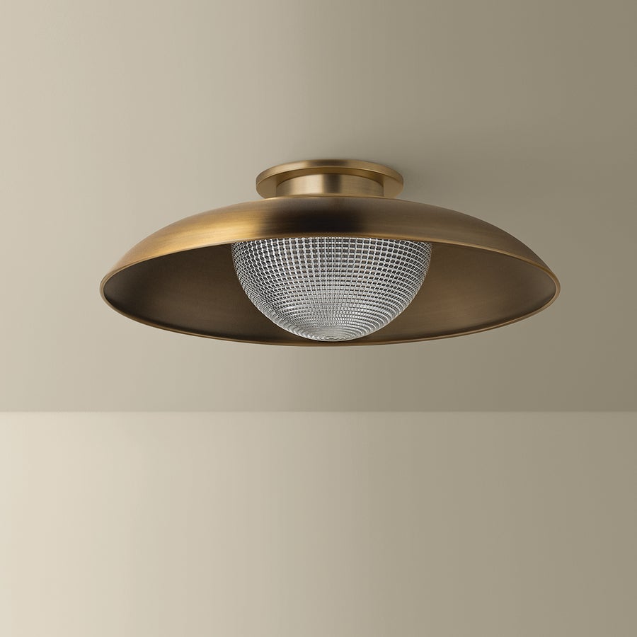 Troy Lighting Braxton Semi Flush — C4118-PBR