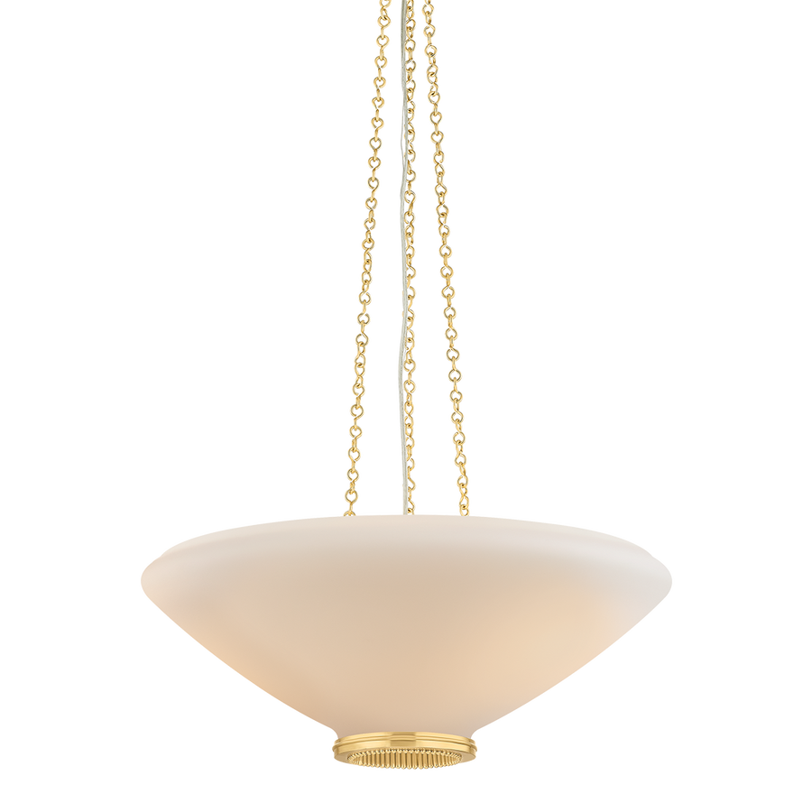 Hudson Valley Lighting AWOSTING Pendant — Aged Brass