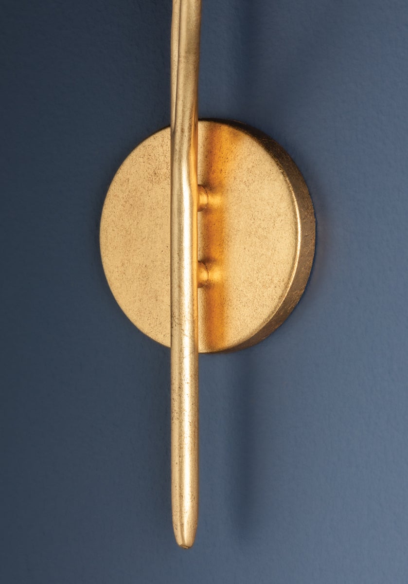 Hudson Valley Lighting Labra Wall Sconce — Vintage Gold Leaf