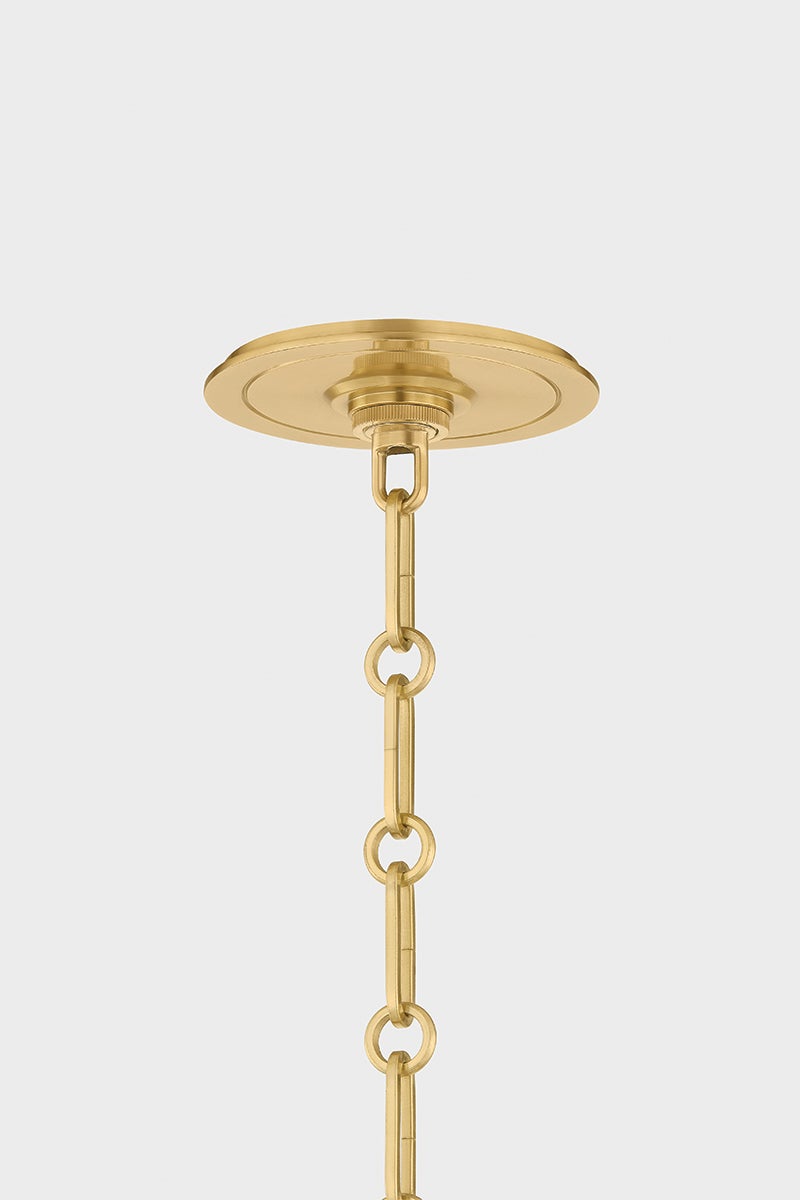 Hudson Valley Lighting Highclere Pendant — Aged Brass
