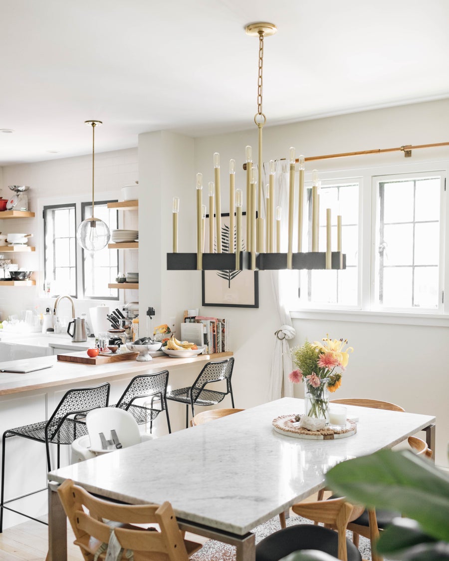 Hudson Valley Lighting Abrams Chandelier — Aged Brass