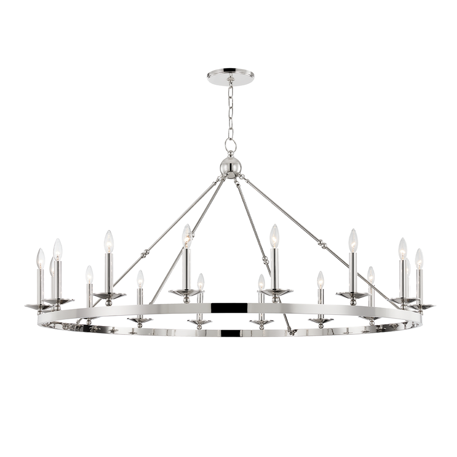 Hudson Valley Lighting Allendale Chandelier — Polished Nickel