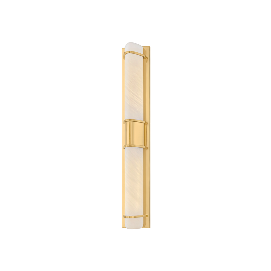Hudson Valley Lighting TOTTENVILLE Wall Sconce — Aged Brass