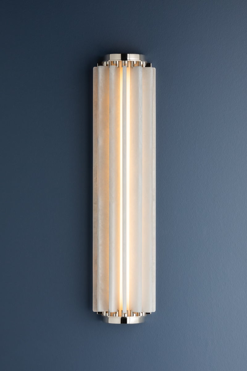 Hudson Valley Lighting Hillside Wall Sconce — Polished Nickel