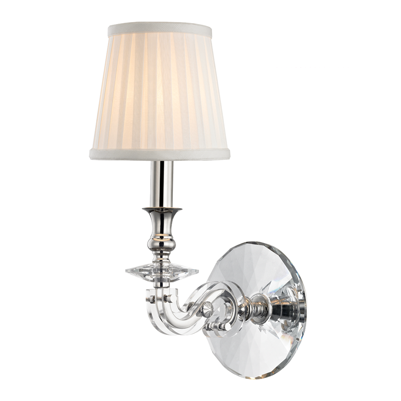 Hudson Valley Lighting Lapeer Wall Sconce — Polished Nickel
