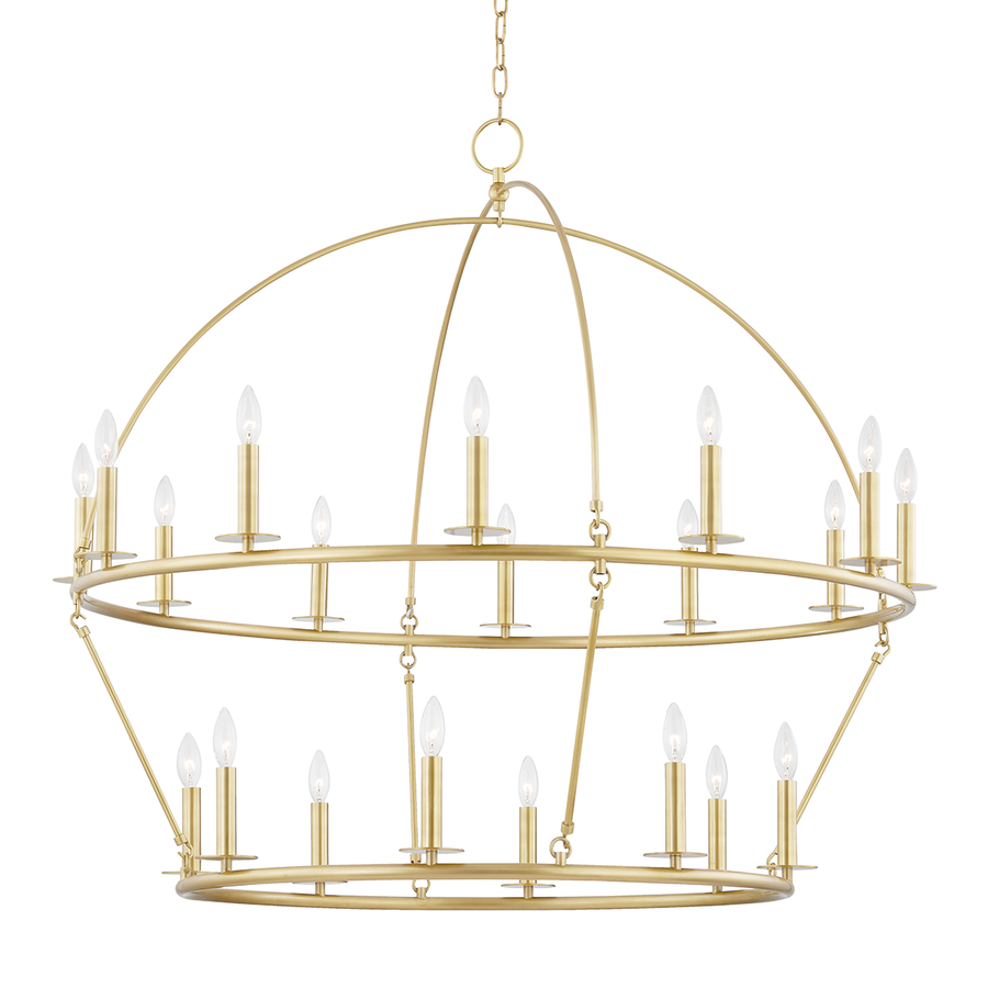 Hudson Valley Lighting Howell Chandelier — Aged Brass
