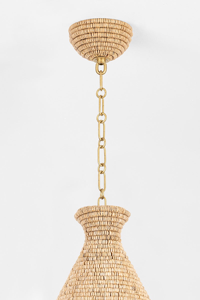 Hudson Valley Lighting TALLMAN PENDANT — Vintage Gold Leaf