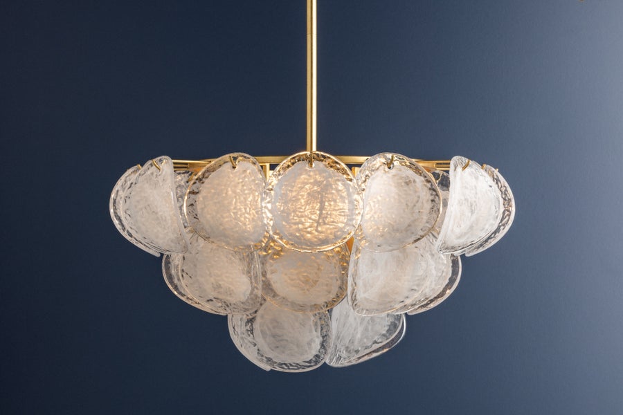Hudson Valley Lighting Cedar Hill Chandelier — Vintage Gold Leaf