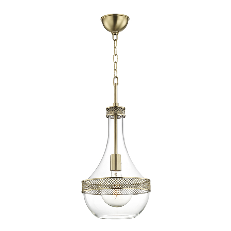 Hudson Valley Lighting Hagen Pendant — Aged Brass