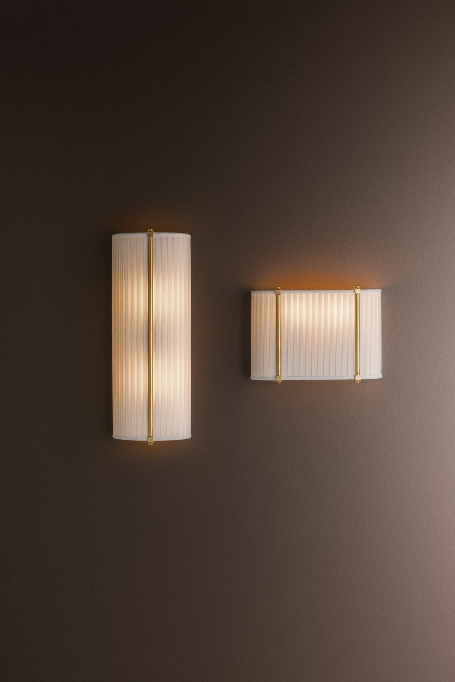Hudson Valley Lighting Cornell Wall Sconce — Aged Brass