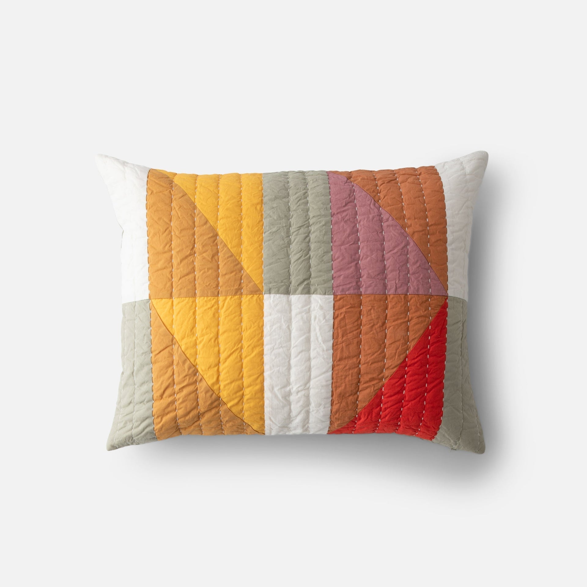 Modern Rooftops Sham in Multicolor