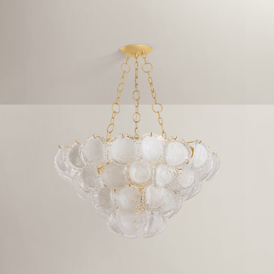 Hudson Valley Lighting Cedar Hill Chandelier — Vintage Gold Leaf