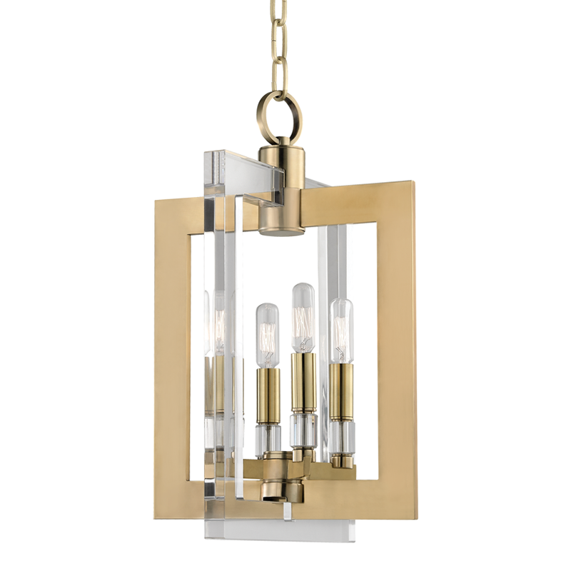 Hudson Valley Lighting Wellington Pendant — Aged Brass