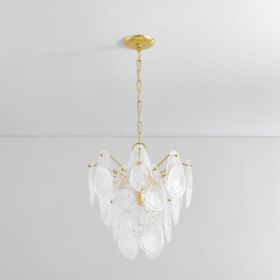Hudson Valley Lighting DARCIA Chandelier — Aged Brass
