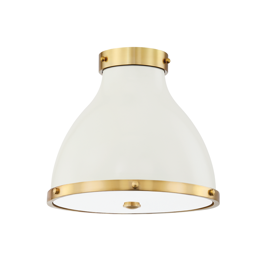 Hudson Valley Lighting Painted No. 3 Flush Mount — MDS360-AGB/OW