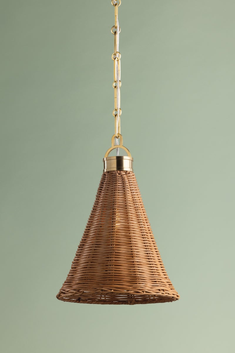 Hudson Valley Lighting Kensington Pendant — Aged Brass
