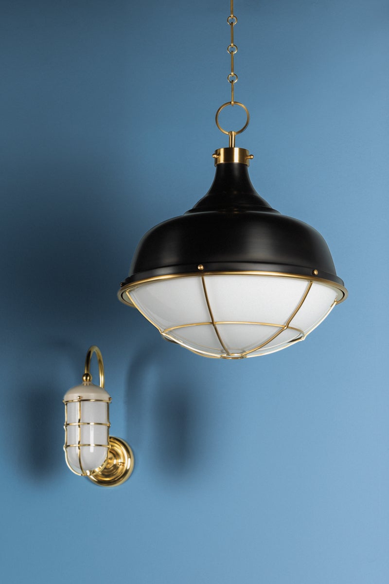 Hudson Valley Lighting HOLKHAM Pendant — MDS1502-AGB/DB