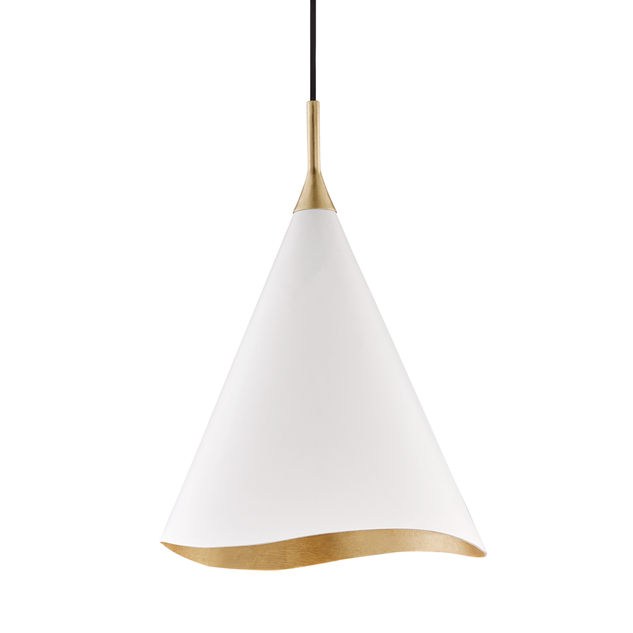Hudson Valley Lighting Martini Pendant — 9613-GL/WHT